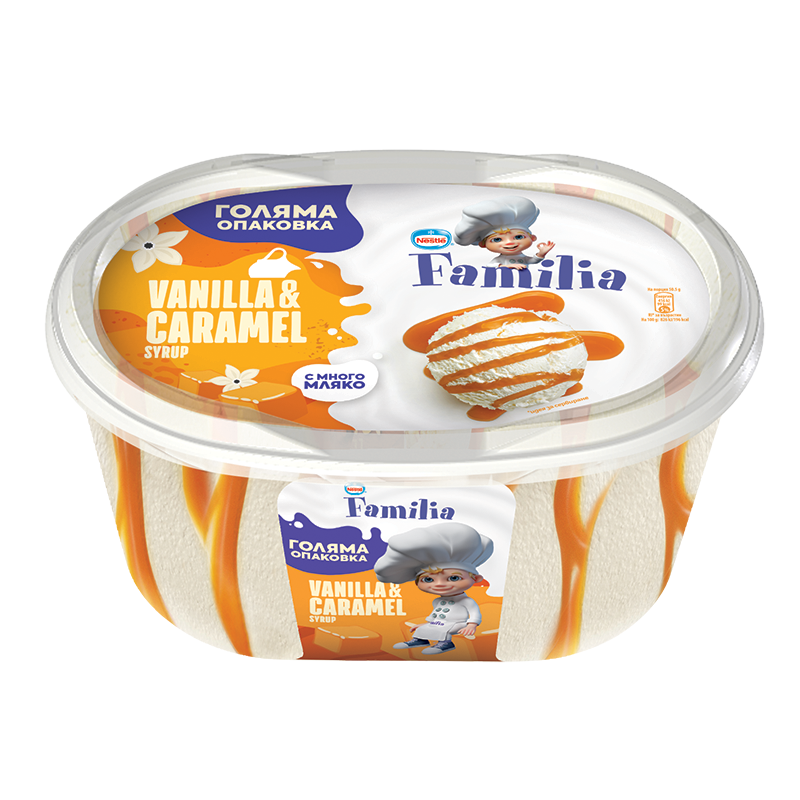 FAMILIA Vanilla & Caramel syrup